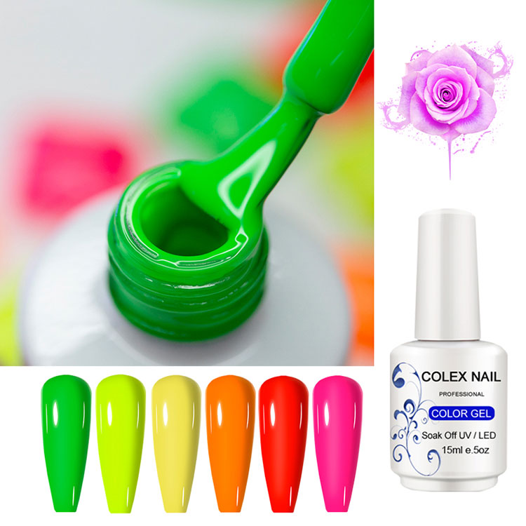 80 farver 15 ml ren gel neglelak