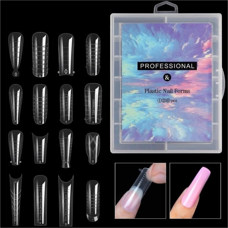 Akryl Nail Art Form Kunstige neglespidser