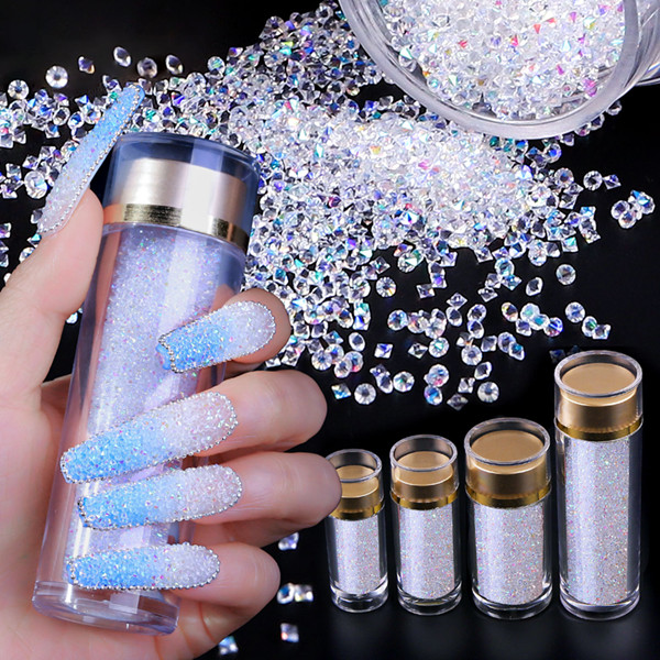 glas diamanter neglesten