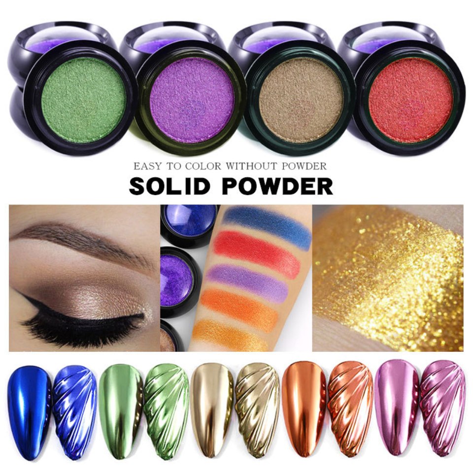 Holografisk Chrome Mirror Nail Powder