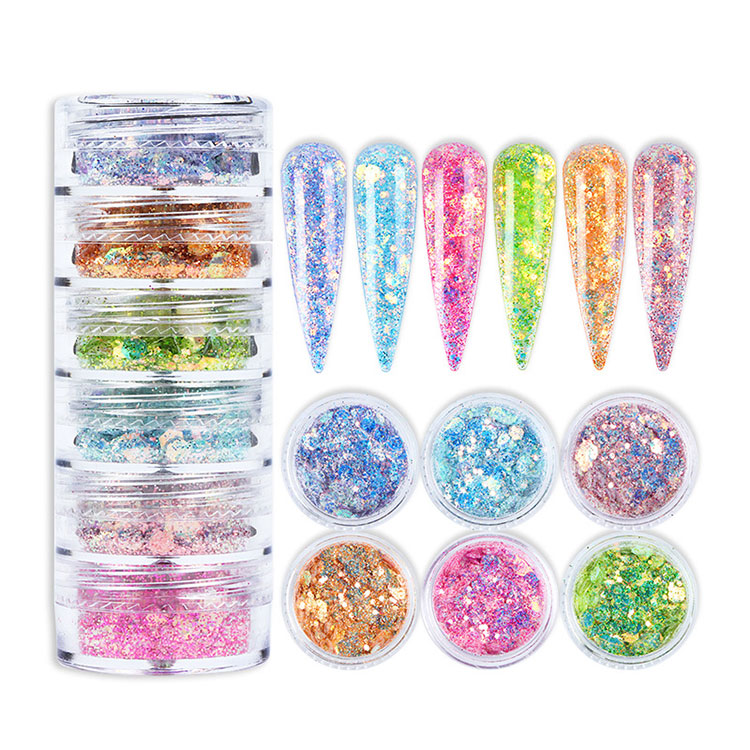 negle glitter pulver